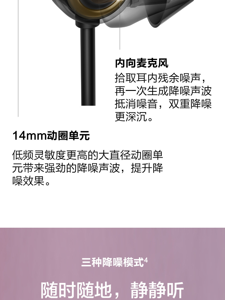 华为HUAWEI FreeLace Pro 无线耳机/蓝牙耳机/运动耳机/智慧闪连快充/双重降噪耳机