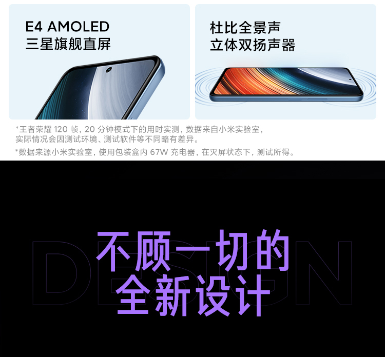 Redmi K40S 骁龙870 三星E4 AMOLED 120Hz直屏 OIS光学防抖 67W快充 5G智能手机 小米红米