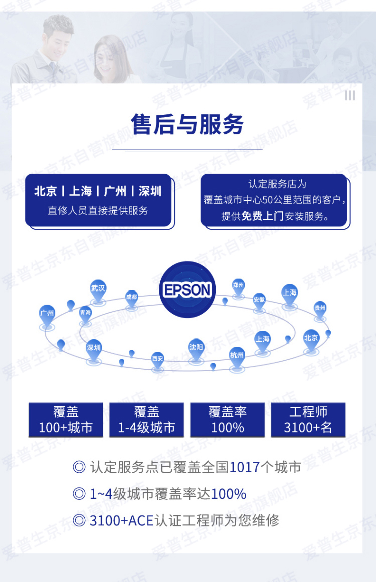 爱普生（EPSON) L15168 A3+复印机 彩色打印机 复合机 商务办公 有线/无线（黑白彩色同速 ）