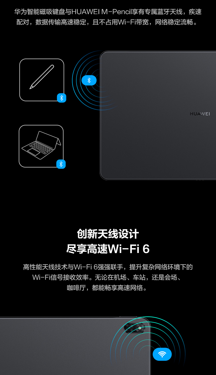 华为HUAWEI MateBook E 12.6英寸OLED全面屏二合一笔记本电脑 平板电脑 办公本11代酷睿i5 16+512GB WIFI
