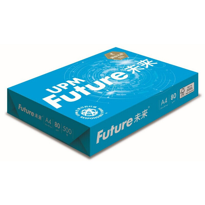 UPM 蓝未来 70克 A4 复印纸 500张/包 6包/箱 3000张（高白）