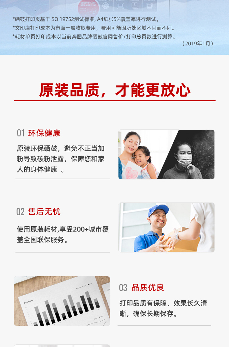 奔图（PANTUM）黑白激光打印机 P2206NW单打印、网络、WIFI 官方标配